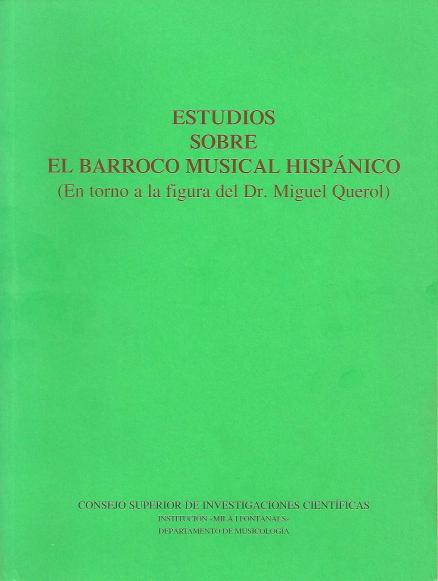 2005 Estudios sobre el Barroco